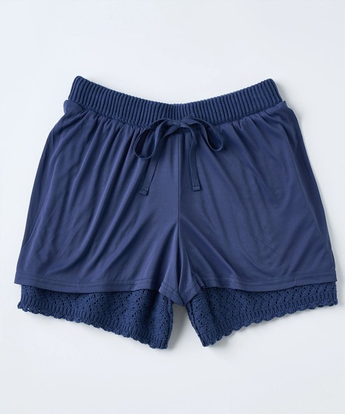 ROXY(ロキシー)の「ROXY/ロキシー ショートパンツ ショーツ ニットパンツ セットアップ対応 TIDE OVER SHORTS RPT262051(その他パンツ・レディース・ブラック/キナリ・L/M)」の9枚目の写真