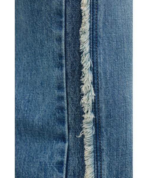 STYLEMIXER(スタイルミキサー)の「サイドフリンジワイドデニム(デニムパンツ・レディース・ブラック/ブルー・SMALL/MEDIUM/LARGE)」の3枚目の写真