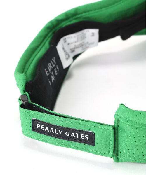 PEARLY GATES（パーリーゲイツ）の「【PEARLY GATES】ゴルフ柄刺繍ＶＩＳＯＲ（サンバイザー・レディース・グリーン系その他2/ダークインディゴブルー/ホワイト系その他・FREE）」の15枚目の写真