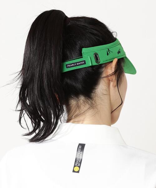 PEARLY GATES（パーリーゲイツ）の「【PEARLY GATES】ゴルフ柄刺繍ＶＩＳＯＲ（サンバイザー・レディース・グリーン系その他2/ダークインディゴブルー/ホワイト系その他・FREE）」の21枚目の写真
