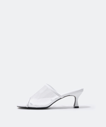 CLEAR MULE WHITE