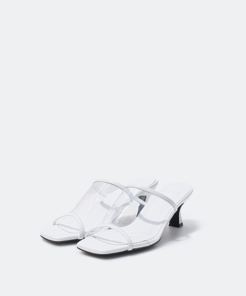 YUJI(ユジ)の「CLEAR MULE WHITE(パンプス・レディース・ホワイト・23cm/23.5cm/24cm/24.5cm/25cm)」の5枚目の写真