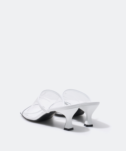 YUJI(ユジ)の「CLEAR MULE WHITE(パンプス・レディース・ホワイト・23cm/23.5cm/24cm/24.5cm/25cm)」の6枚目の写真