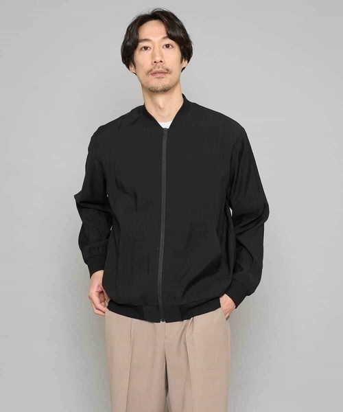 a.v.v（アーヴェヴェ）の「【洗濯機で洗える】シアーリブブルゾン（その他アウター・メンズ・グレー・48/46）」の20枚目の写真