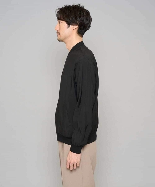 a.v.v（アーヴェヴェ）の「【洗濯機で洗える】シアーリブブルゾン（その他アウター・メンズ・グレー・48/46）」の22枚目の写真