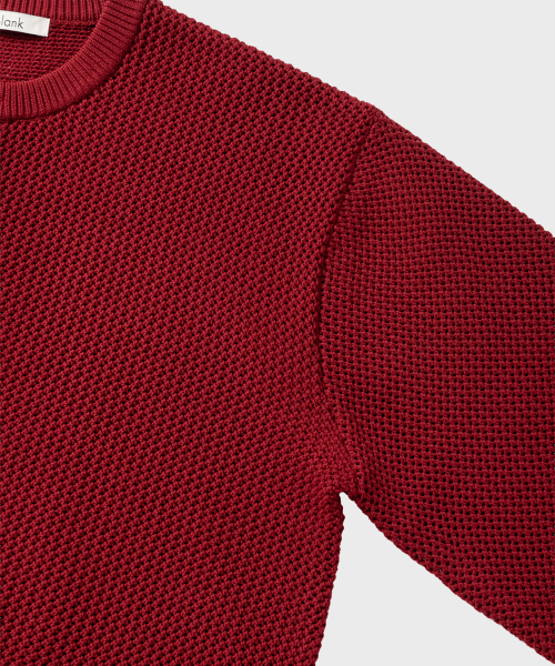 NONBLANK(ノンブランク)の「クロップラウンドLSカーディガン_DEEP RED(カーディガン/ボレロ・メンズ・レンガ・MEDIUM/LARGE/X-LARGE)」の4枚目の写真