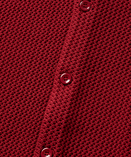 NONBLANK(ノンブランク)の「クロップラウンドLSカーディガン_DEEP RED(カーディガン/ボレロ・メンズ・レンガ・MEDIUM/LARGE/X-LARGE)」の5枚目の写真