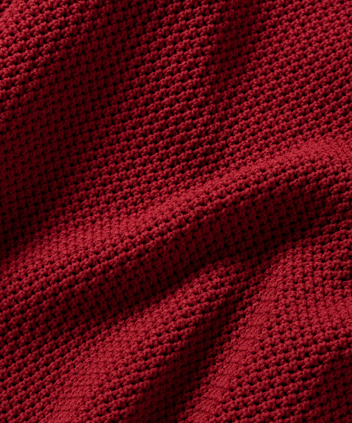 NONBLANK(ノンブランク)の「クロップラウンドLSカーディガン_DEEP RED(カーディガン/ボレロ・メンズ・レンガ・MEDIUM/LARGE/X-LARGE)」の7枚目の写真