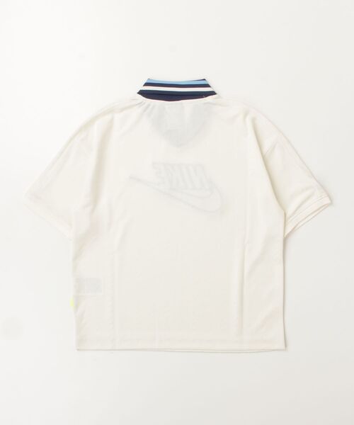 NIKE（ナイキ）の「ナイキ NIKE ナイキ YTH NSW CLN JERSEY S/S トップ（ポロシャツ・キッズ・オフホワイト/ネイビー・130cm/140cm/150cm/160cm）」の12枚目の写真