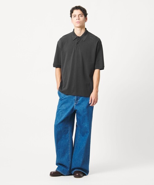 LOEFF(ロエフ)の「<LOEFF>ピケ ショートスリーブ ポロシャツ UNISEX(Tシャツ/カットソー・レディース・ダークグレー/ナチュラル・0/1/2)」の19枚目の写真