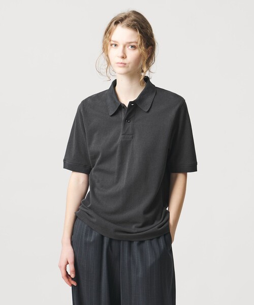 LOEFF＞ピケ ショートスリーブ ポロシャツ UNISEX（Tシャツ/カットソー