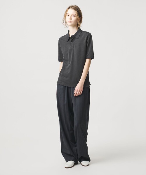 LOEFF＞ピケ ショートスリーブ ポロシャツ UNISEX（Tシャツ/カットソー