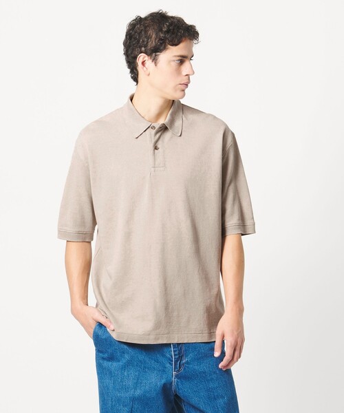 LOEFF＞ピケ ショートスリーブ ポロシャツ UNISEX（Tシャツ/カットソー