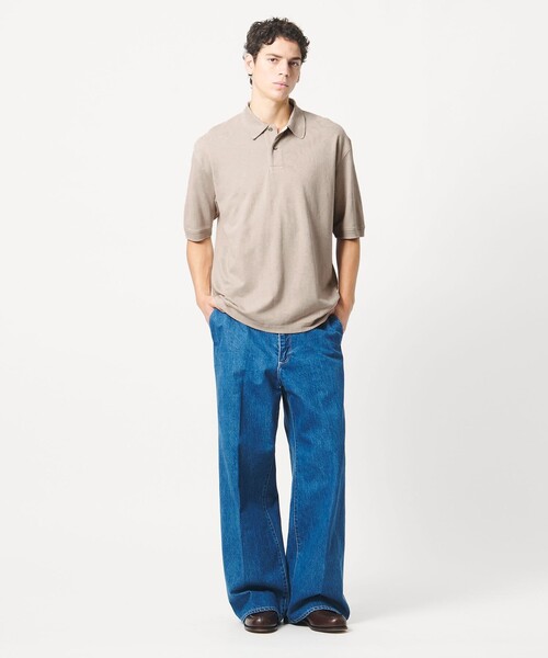 LOEFF(ロエフ)の「<LOEFF>ピケ ショートスリーブ ポロシャツ UNISEX(Tシャツ/カットソー・レディース・ダークグレー/ナチュラル・0/1/2)」の13枚目の写真