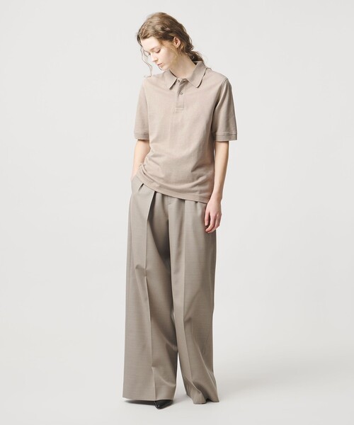 LOEFF(ロエフ)の「<LOEFF>ピケ ショートスリーブ ポロシャツ UNISEX(Tシャツ/カットソー・レディース・ダークグレー/ナチュラル・0/1/2)」の11枚目の写真