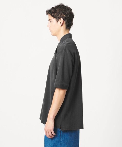 LOEFF(ロエフ)の「<LOEFF>ピケ ショートスリーブ ポロシャツ UNISEX(Tシャツ/カットソー・レディース・ダークグレー/ナチュラル・0/1/2)」の8枚目の写真