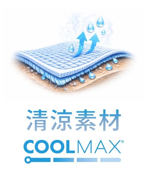 stella77golf(ステラセブンティーンセブンゴルフ)の「COOLMAX接触冷感モックネックTシャツA(Tシャツ/カットソー・メンズ・ネイビー/ブラック/ホワイト・LARGE/X-LARGE/XX-LARGE/MEDIUM)」の8枚目の写真