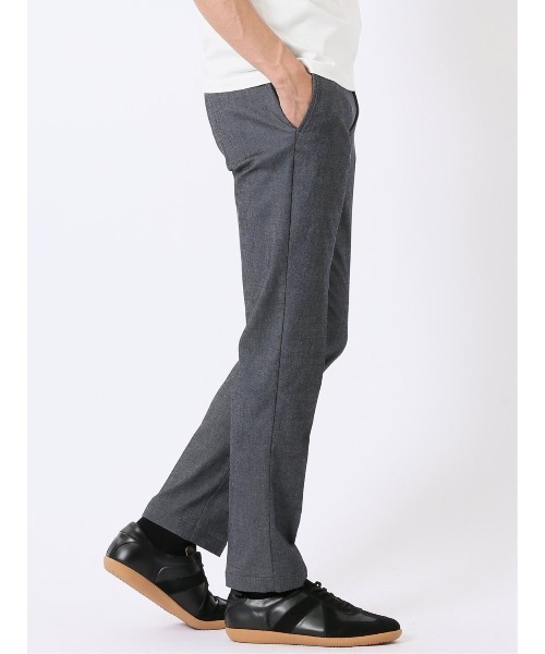 TAKA-Q(タカキュー)の「クロス ストレッチ + クール 接触冷感 スリム トラウザー パンツ ピンヘッド メンズ(チノパンツ・メンズ・ホワイト×ブラック/ネイビー・LARGE/2S/S/MEDIUM/X-LARGE/3L)」の15枚目の写真