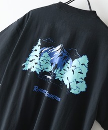 【RAGGED MOUNTAIN/ラギットマウンテン】【背中で見せるバックプリント】BETHEL/べテル オーバーサイズT グラフィックTシャツ ルーズシルエット バックプリント アウトドア キャンプ