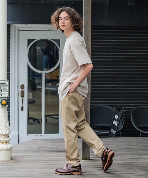 ragged mountain(ラギットマウンテン)の「【RAGGED MOUNTAIN/ラギットマウンテン】【背中で見せるバックプリント】BETHEL/べテル オーバーサイズT グラフィックTシャツ ルーズシルエット バックプリント アウトドア キャンプ(Tシャツ/カットソー・メンズ・ベージュ/カーキ/ホワイト/ブラック・MEDIUM/LARGE/X-LARGE)」の11枚目の写真