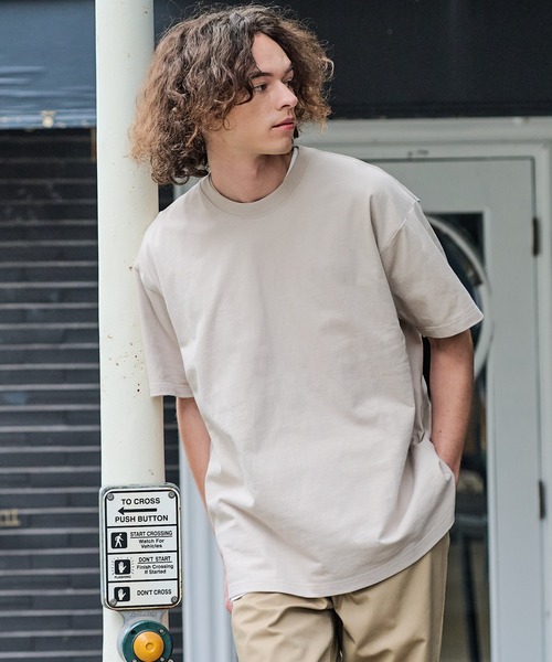 ragged mountain(ラギットマウンテン)の「【RAGGED MOUNTAIN/ラギットマウンテン】【背中で見せるバックプリント】BETHEL/べテル オーバーサイズT グラフィックTシャツ ルーズシルエット バックプリント アウトドア キャンプ(Tシャツ/カットソー・メンズ・ベージュ/カーキ/ホワイト/ブラック・MEDIUM/LARGE/X-LARGE)」の14枚目の写真