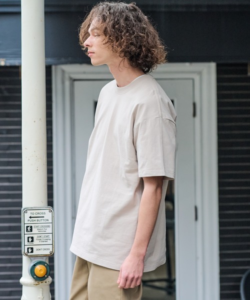 ragged mountain(ラギットマウンテン)の「【RAGGED MOUNTAIN/ラギットマウンテン】【背中で見せるバックプリント】BETHEL/べテル オーバーサイズT グラフィックTシャツ ルーズシルエット バックプリント アウトドア キャンプ(Tシャツ/カットソー・メンズ・ベージュ/カーキ/ホワイト/ブラック・MEDIUM/LARGE/X-LARGE)」の17枚目の写真