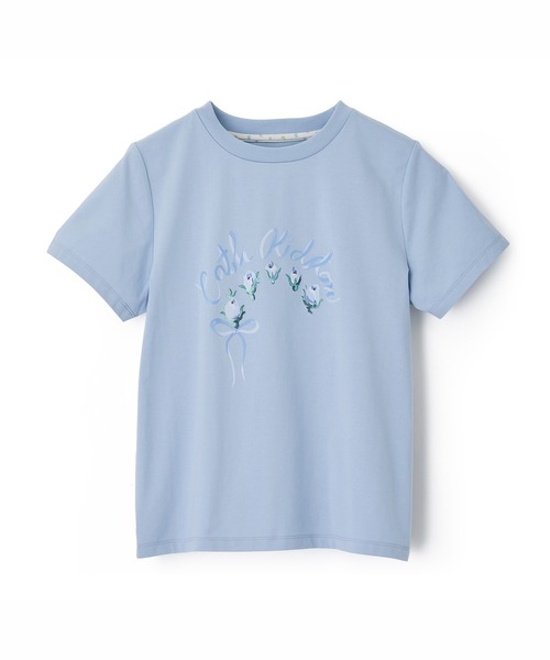 ベーシックTシャツ Ribbon Floral（Tシャツ/カットソー）｜Cath