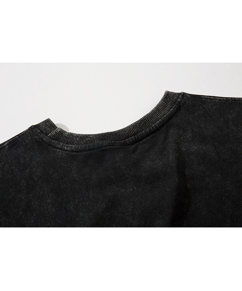 Ressaca(レサーカ)の「ダメージ加工クロスプリントノースリーブTシャツ(Tシャツ/カットソー・メンズ・グレー/ブラック・M/L/XL)」の10枚目の写真