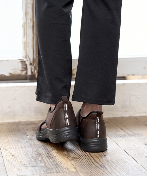moz(モズ)の「【MOZ LAGOM】モズ ハンズフリー 軽量 5cm厚底 スポーツサンダル(サンダル・レディース・ブラック/ブラウン・LL/M/L)」の16枚目の写真