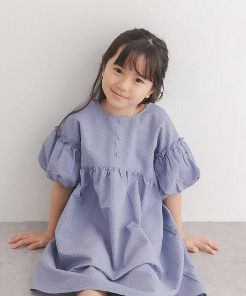 URBAN RESEARCH DOORS(アーバンリサーチドアーズ)の「サッカー2WAYワンピース(KIDS)(ワンピース・キッズ・ライトブルー/ブラック・105/135/120)」の9枚目の写真