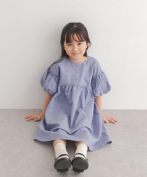 URBAN RESEARCH DOORS(アーバンリサーチドアーズ)の「サッカー2WAYワンピース(KIDS)(ワンピース・キッズ・ライトブルー/ブラック・105/135/120)」の10枚目の写真