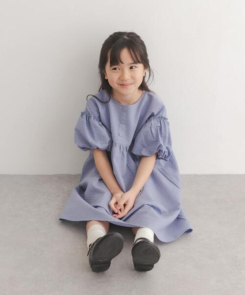 URBAN RESEARCH DOORS(アーバンリサーチドアーズ)の「サッカー2WAYワンピース(KIDS)(ワンピース・キッズ・ライトブルー/ブラック・105/135/120)」の11枚目の写真