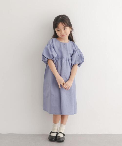 URBAN RESEARCH DOORS(アーバンリサーチドアーズ)の「サッカー2WAYワンピース(KIDS)(ワンピース・キッズ・ライトブルー/ブラック・105/135/120)」の13枚目の写真