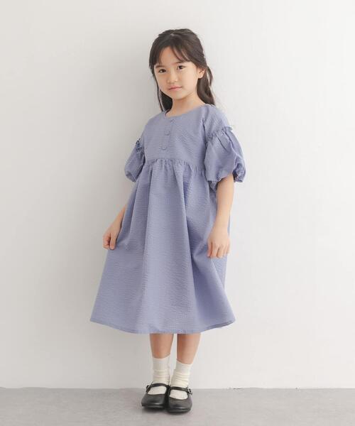 URBAN RESEARCH DOORS(アーバンリサーチドアーズ)の「サッカー2WAYワンピース(KIDS)(ワンピース・キッズ・ライトブルー/ブラック・105/135/120)」の14枚目の写真