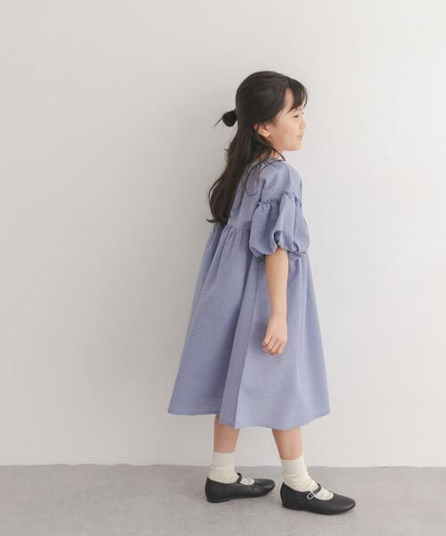 URBAN RESEARCH DOORS(アーバンリサーチドアーズ)の「サッカー2WAYワンピース(KIDS)(ワンピース・キッズ・ライトブルー/ブラック・105/135/120)」の16枚目の写真