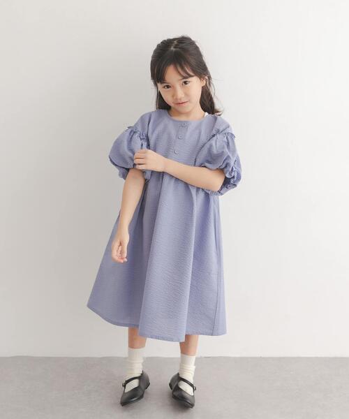 URBAN RESEARCH DOORS(アーバンリサーチドアーズ)の「サッカー2WAYワンピース(KIDS)(ワンピース・キッズ・ライトブルー/ブラック・105/135/120)」の18枚目の写真
