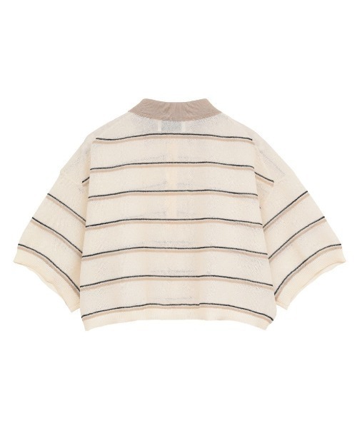 CLANE/クラネ/SPONGY SHEER POLO KNIT（ポロシャツ）｜CLANE（クラネ