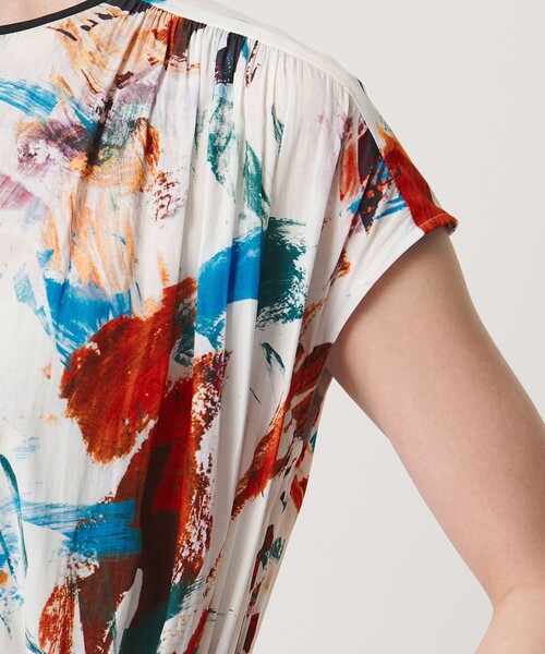 UNITED ARROWS(ユナイテッドアローズ)の「Spiree ギャザー フレンチスリーブ ワンピース(ワンピース・レディース・その他7/その他5/その他2/その他1/ネイビー・FREE)」の19枚目の写真