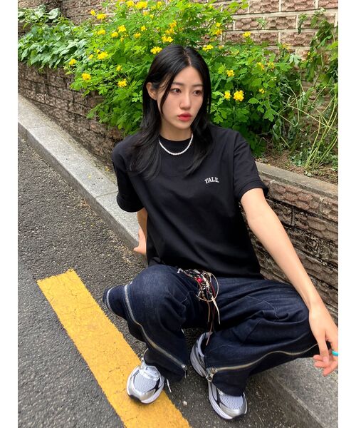 YALE（イェール）の「[クールコットン] 2PACK スモールアーチTシャツ ホワイト/ブラック（Tシャツ/カットソー・レディース・その他・LARGE/MEDIUM/SMALL/WS/X-LARGE/XX-LARGE）」の15枚目の写真