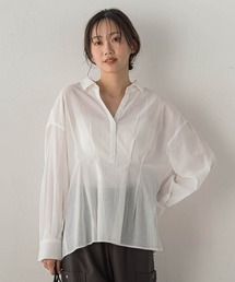 ウエストシェイプブラウス