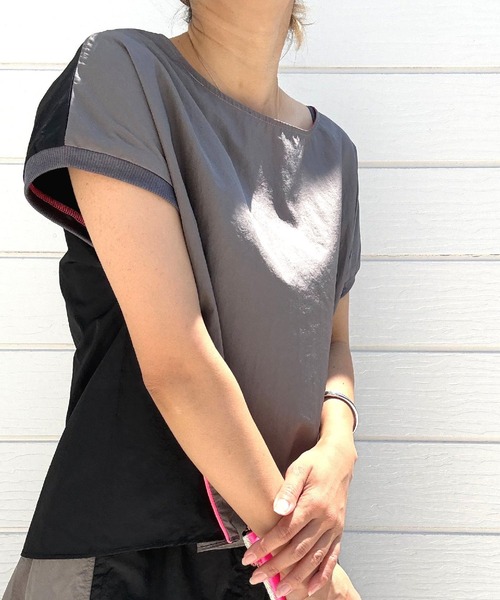 Q(キュー)の「バイカラークルーネックプオーバー(シャツ/ブラウス・レディース・アイボリー/ブラック・MEDIUM)」の17枚目の写真