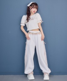 ROJITA（ロジータ）の「サイドレースデザインスウェットパンツ（スウェットパンツ）」