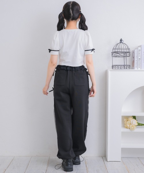 ROJITA（ロジータ）の「サイドレースデザインスウェットパンツ（スウェットパンツ・レディース・ピンク/ホワイト/ブラック・FREE）」の20枚目の写真