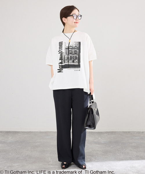 IENA（イエナ）の「《追加》LIFE PICTURE COLLECTION　PHOTO Tシャツ（Tシャツ/カットソー・レディース・ブラック系その他/ホワイト・FREE）」の5枚目の写真