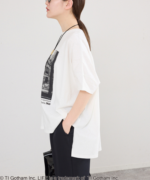 IENA（イエナ）の「《追加》LIFE PICTURE COLLECTION　PHOTO Tシャツ（Tシャツ/カットソー・レディース・ブラック系その他/ホワイト・FREE）」の21枚目の写真