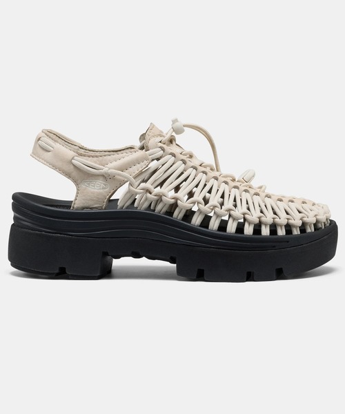 KEEN(キーン)の「KEEN/キーン UNEEK PLT WOMEN(サンダル・レディース・ブラック/ホワイト系その他2・24cm/25cm/23cm)」の1枚目の写真