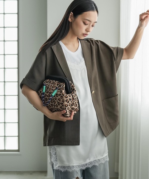 mili an deni(ミリアンデニ)の「カラフルロープニットハンドバッグ(ハンドバッグ・レディース・オフホワイト/ブラウン/パープル・F)」の10枚目の写真