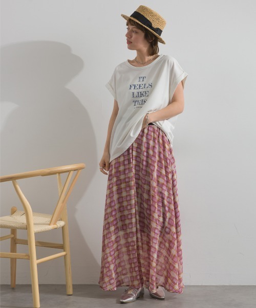 le colis(ルコリ)の「ロゴ プリント 半袖 プルオーバー(Tシャツ/カットソー・レディース・ピンク/チャコールグレー/ホワイト系その他/オフホワイト・FREE)」の14枚目の写真