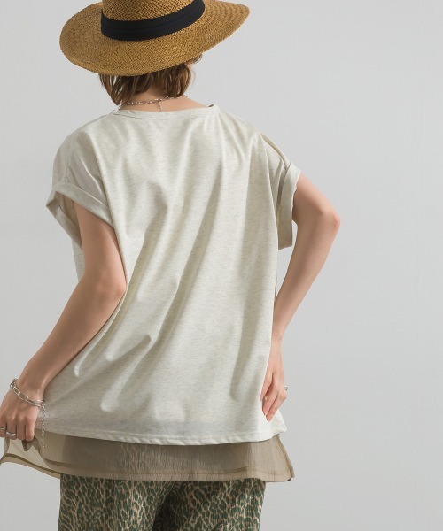 le colis(ルコリ)の「ロゴ プリント 半袖 プルオーバー(Tシャツ/カットソー・レディース・ピンク/チャコールグレー/ホワイト系その他/オフホワイト・FREE)」の17枚目の写真