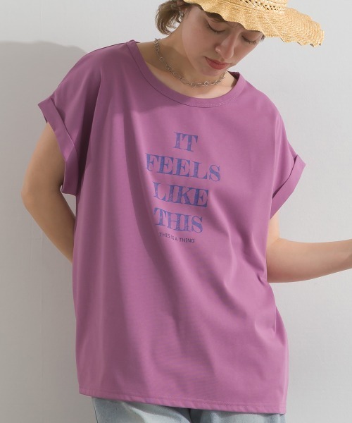 le colis(ルコリ)の「ロゴ プリント 半袖 プルオーバー(Tシャツ/カットソー・レディース・ピンク/チャコールグレー/ホワイト系その他/オフホワイト・FREE)」の20枚目の写真